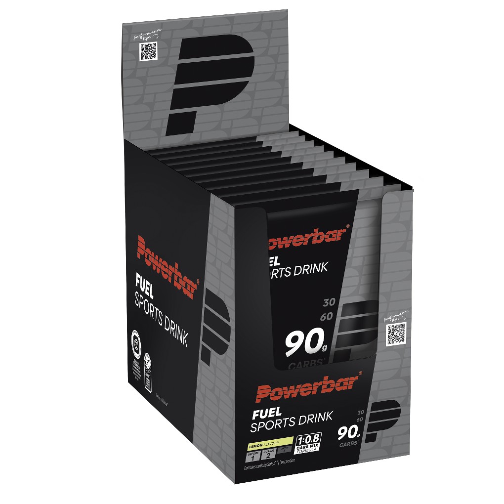 Sobres PowerBar Fuel 90 Black Line Limn 10 unidades