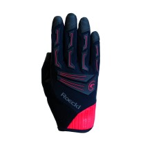 Guantes Roeckl Molteno Largo Negro-Rojo