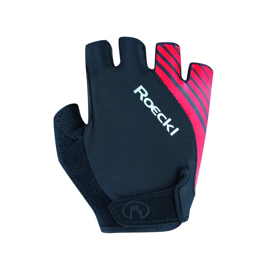 Guantes Roeckl Naturns Basic Negro-Rojo