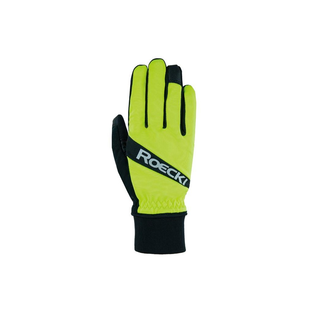 Guantes Roeckl Rofan Windproof neon Amarillo