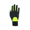 Guante Roeckl Rofan 3 Windproof Negro-Amarillo Fluo