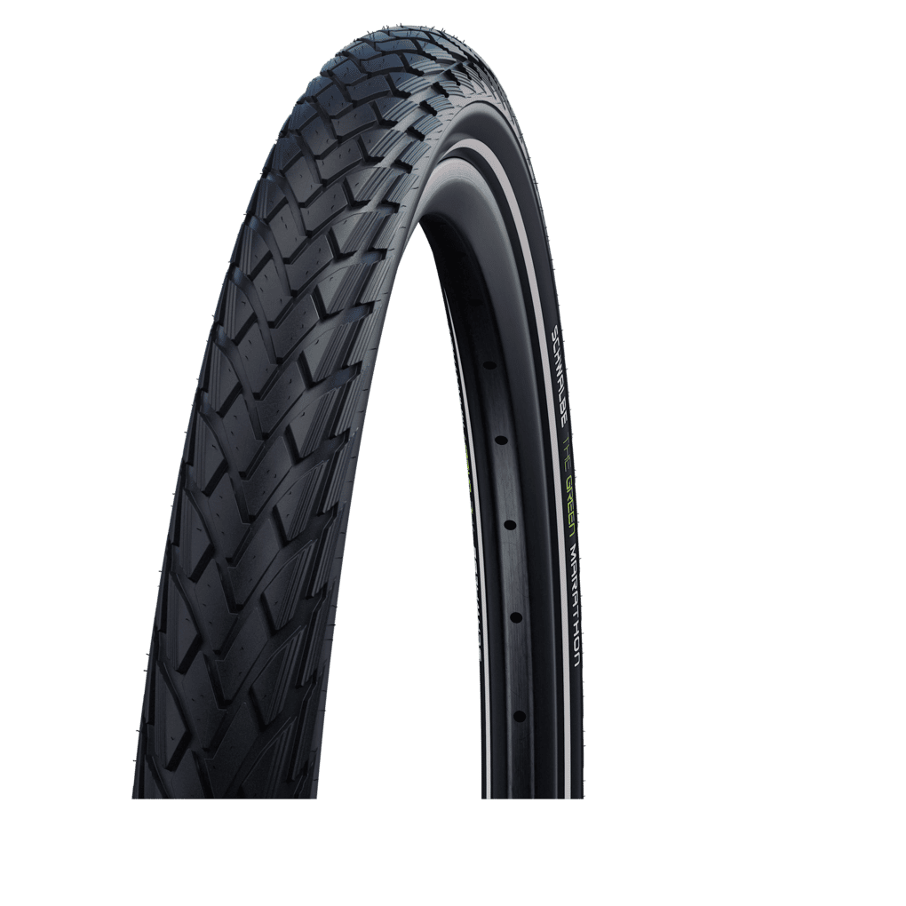 Cubierta Schwalbe MARATHON Perf GreenGuard Twin 28x1.25 700x32 Reflectante