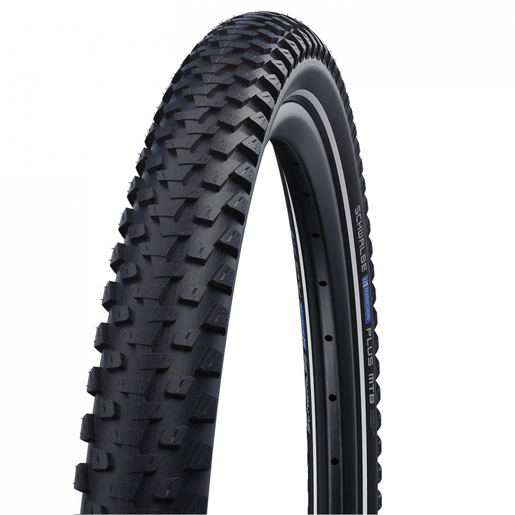 Cubierta Schwalbe MARATHON PLUS MTB Perf, Smart DualGuard  27.5x2.35 Reflectante