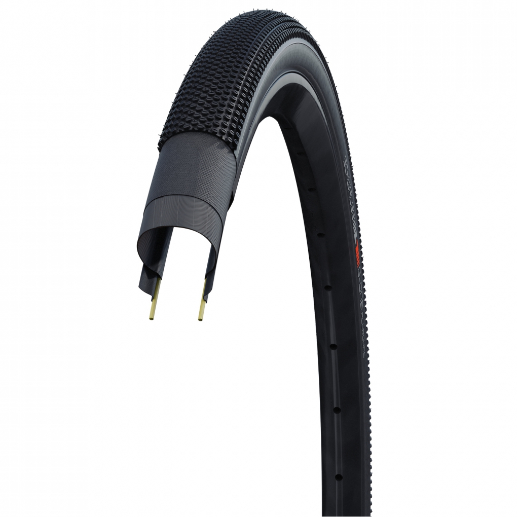 Cubierta Schwalbe G-ONE ALLROUND Perf, RaceGuard, TLE Plegable 28x1.35 700x35C Negro