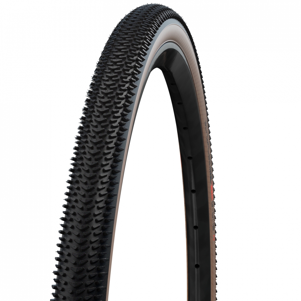 Cubierta Schwalbe G-One R Evo, Super Race, V-Guard, TLE Plegable 28x1.70 700x45C Marrn