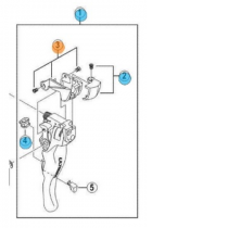 SHIMANO ULTEGRA ST6700 NOMBRE PLACA BASE - DERECHO