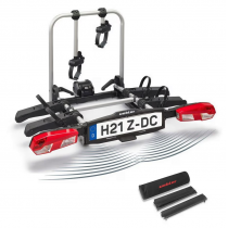 PORTABICICLETAS PLEGABLE UEBLER H21 Z CON CONTROL DE DISTANCIA PARA 2 BICICLETAS 90�