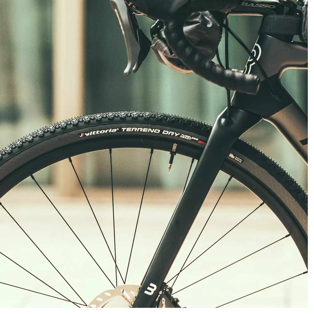 Cubierta Gravel Vittoria Terreno Dry 700x45c TLR Antracita-Negro