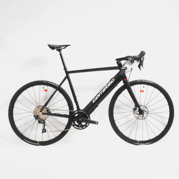 Bicicleta Eléctrica Corratec E-Corones Elite Negro Blanco Rojo