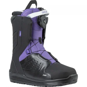 Botas DAHLIA SPIN Negro-Púrpura