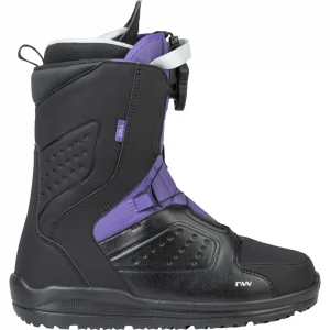 Botas DAHLIA SPIN Negro-Púrpura