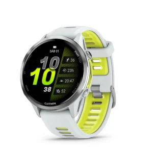 Garmin Forerunner 970 Titanio Blanco-Amarillo