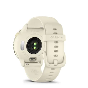 Garmin Vivoactive® 6 Oro lunar con correa hueso NEW