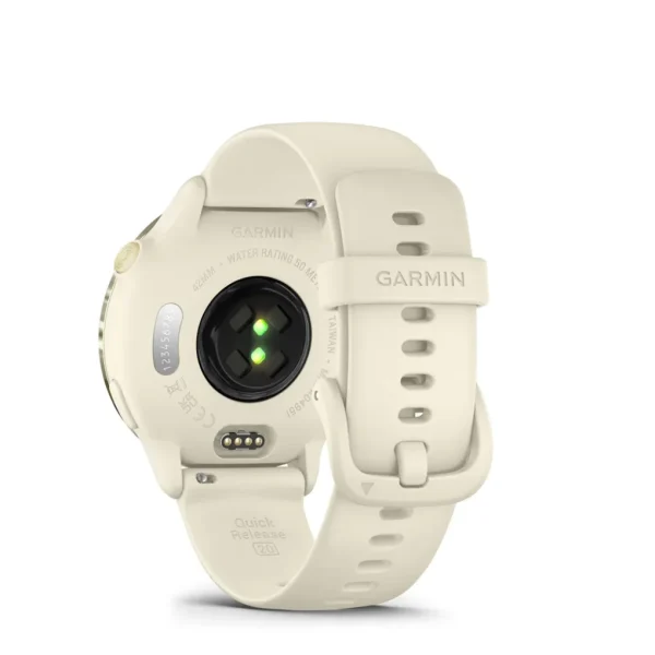 Garmin Vivoactive® 6 Oro lunar con correa hueso NEW