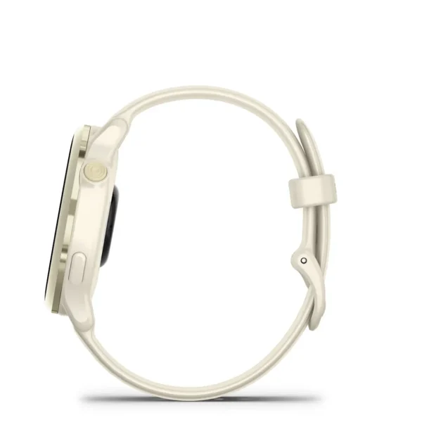 Garmin Vivoactive® 6 Oro lunar con correa hueso NEW