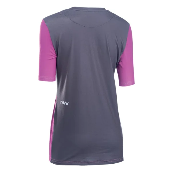 Maillot Northwave manga corta XTRAIL 2 WOMAN Gris Oscuro-Rosa