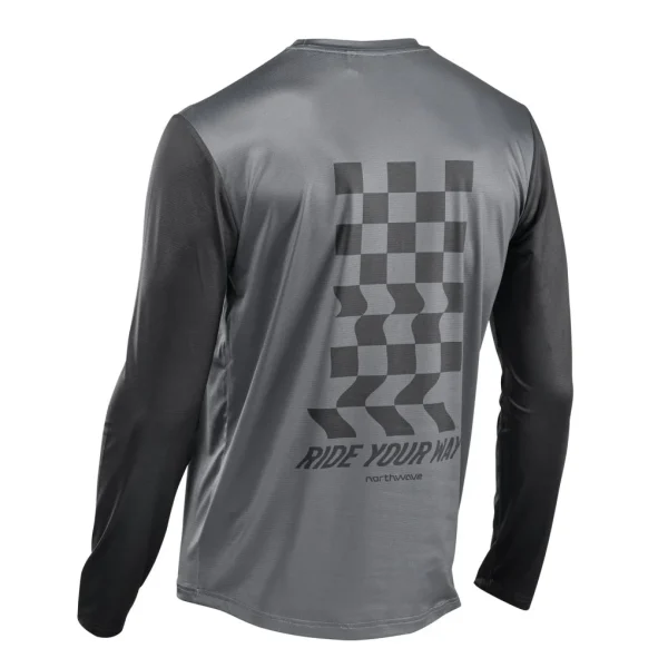 Maillot Northwave manga larga XTRAIL 2 Gris-Negro