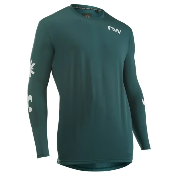 Maillot Northwave m/l XTRAIL Petrol-Blanco
