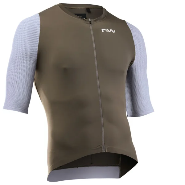 Maillot Northwave manga corta EXTREME EVO Marrón-Gris Hielo