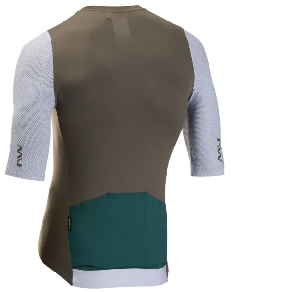 Maillot Northwave manga corta EXTREME EVO Marrón-Gris Hielo