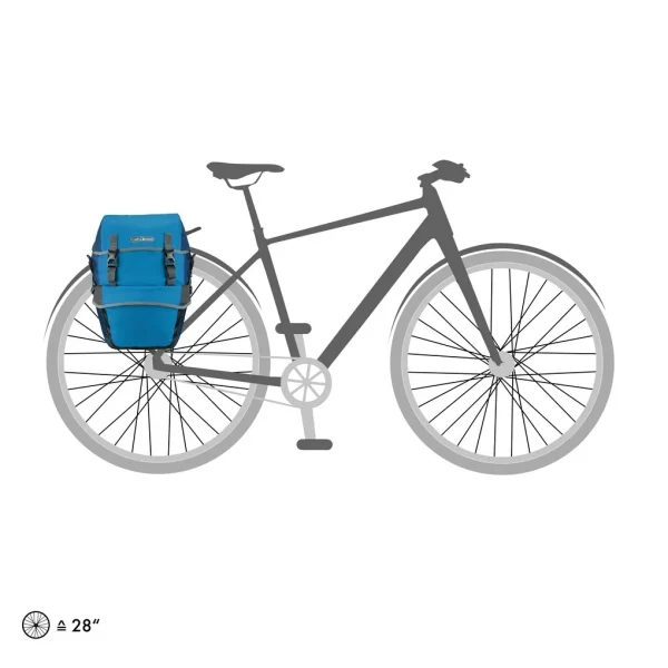 Alforjas Ortlieb BIKE-PACKER PLUS QL2.1 PAR (2x)21L Azul-Denim