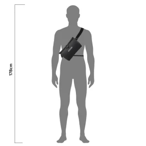 Bolsa Manillar Orltieb Velo Sling Flex Bandolera 2,5l.
