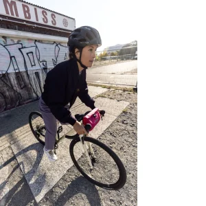 Bolsa Manillar Orltieb Velo Sling Flex Cyber Bandolera 2,5l. Rosa Fluo