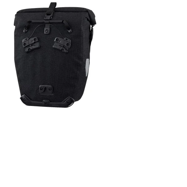 Alforja Ortlieb BackRoller High-Vis QL3.1 Individual 20L sin kit de montaje Negro Reflectante