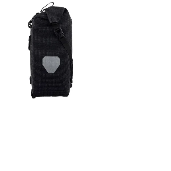 Alforja Ortlieb BackRoller High-Vis QL3.1 Individual 20L sin kit de montaje Negro Reflectante