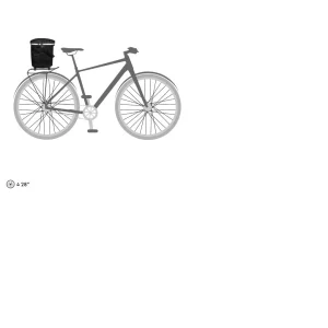 Cesta Trasera Ortlieb UP-TOWN RACK 17,5L Negro