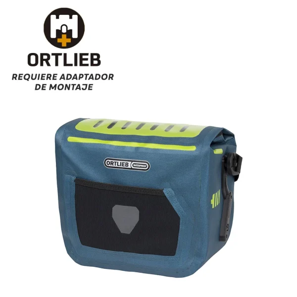 Bolsa Manillar Ortlieb EGlow Sin Adaptador 7L Petróleo
