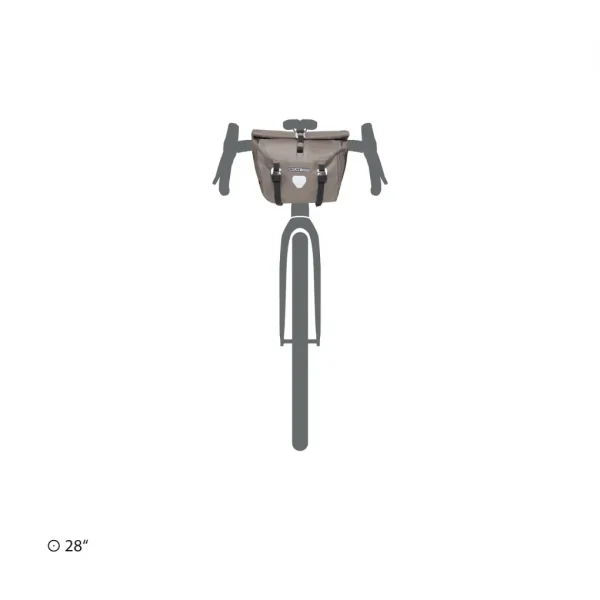 Bolsa Manillar Ortlieb HANDLEBAR-PACK QR M 11L Marrón