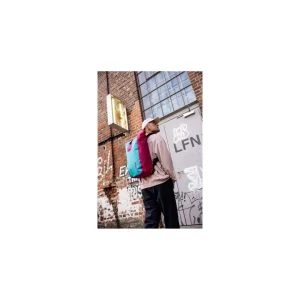 Mochila Urban Ortlieb VELOCITY LITE Cyber Mochila 23l. Azul-Rosa Fluo