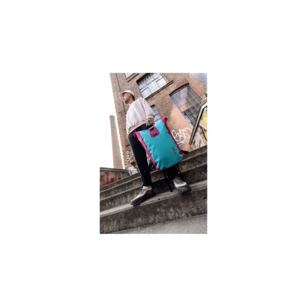 Mochila Urban Ortlieb VELOCITY LITE Cyber Mochila 23l. Azul-Rosa Fluo