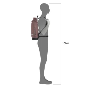 Mochila Ortlieb Urban Commuter-Daypack 21 L Rosa ceniza