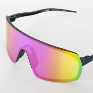 Gafas Deportivas Out Of Rams adapta Logo Negro Lente Violeta MCI