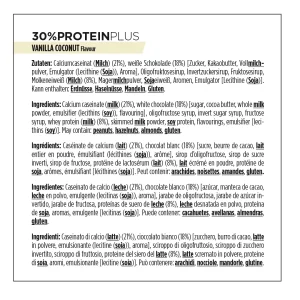 Barrita PowerBar ProteinPlus 30% Vainilla Coco 15 unidades