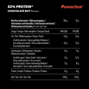 Barrita PowerBar ProteinPlus 52% Chocolate 20 unidades