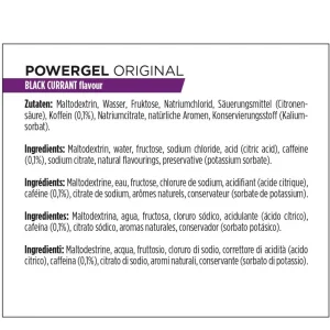 PowerBar PowerGel Grosella Cafeína 24 unidades