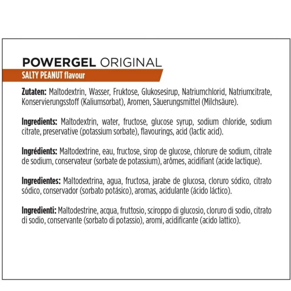 PowerBar PowerGel Cacahuete Salado 24 unidades