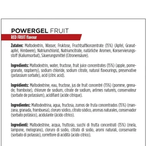 PowerBar PowerGel Mango Fruta de la Pasión Cafeína 24 unidades