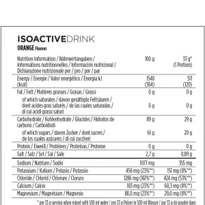 PowerBar Bote IsoActive Naranja 1.320gr