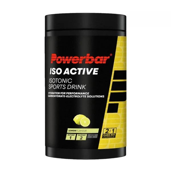 PowerBar Bote IsoActive Limón Caja de 6x600gr
