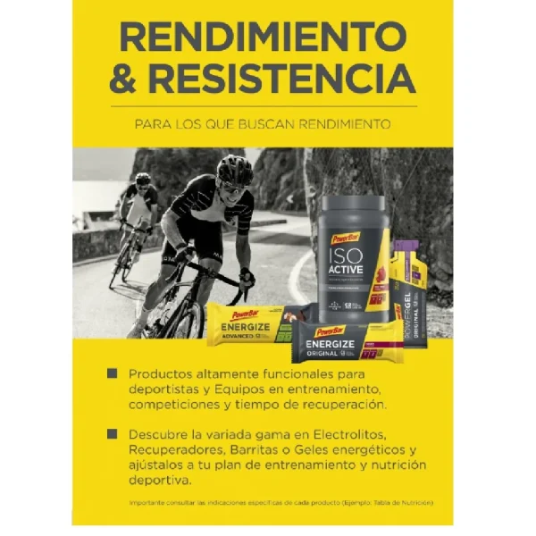 PowerBar Bote IsoActive Naranja Caja 6x600gr
