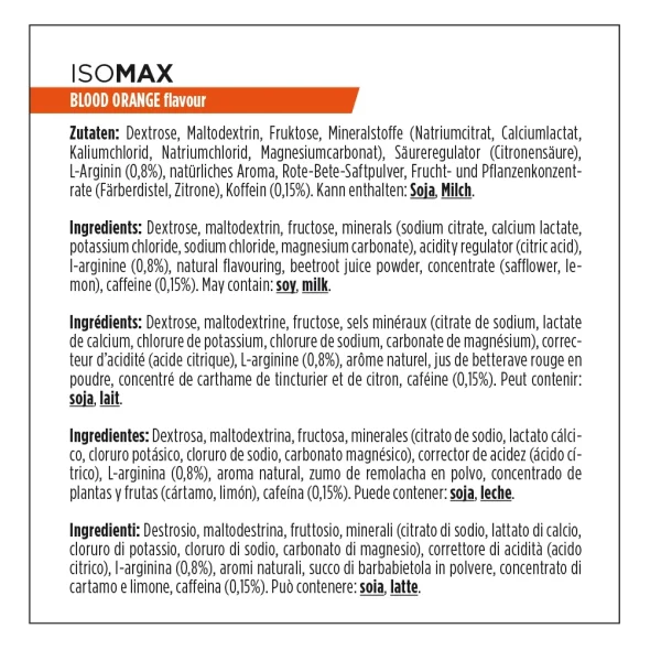 PowerBar Bote Isomax Naranja Sanguina 1200gr