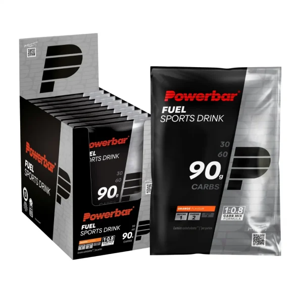 Sobres PowerBar Fuel 90 Black Line Naranja 10 unidades