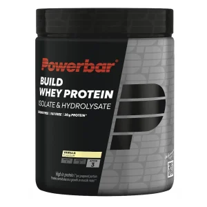 PowerBar Bote Proteína en Polvo Build Whey Isolate Black Line Vanilla 550gr