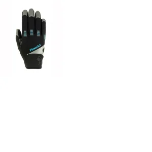 Guantes Mangfall Longfinger Negro-Turquesa