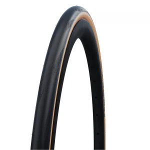 Cubierta Schwalbe ONE  TLE, Perf, RaceGuard, 700x28C Crema