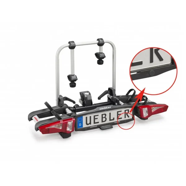 Portabicicletas Plegable Uebler i21 con control de distancia 2 Bicicletas 60º